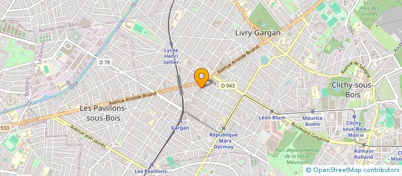 localisation de l'entreprise CHARLY PARIS IMPORT EXPORT  LES PAVILLONS-SOUS-BOIS