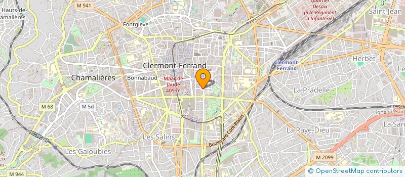 localisation de l'entreprise CHARLY PATRIMOINE  CLERMONT-FERRAND