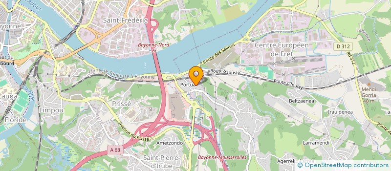 localisation de l'entreprise CHARLY RESTAURATION  VILLEFRANQUE