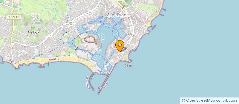 localisation de l'entreprise CHARLY RIV  AGDE