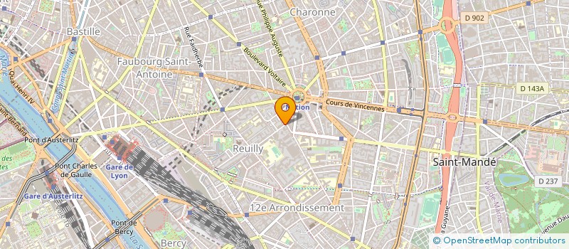 localisation de l'entreprise CHARLY SERVICES à PARIS
