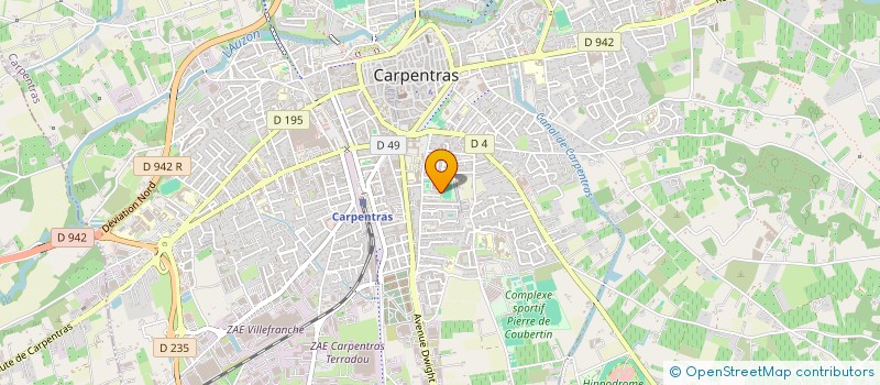 localisation de l'entreprise CHARLYNE  CARPENTRAS