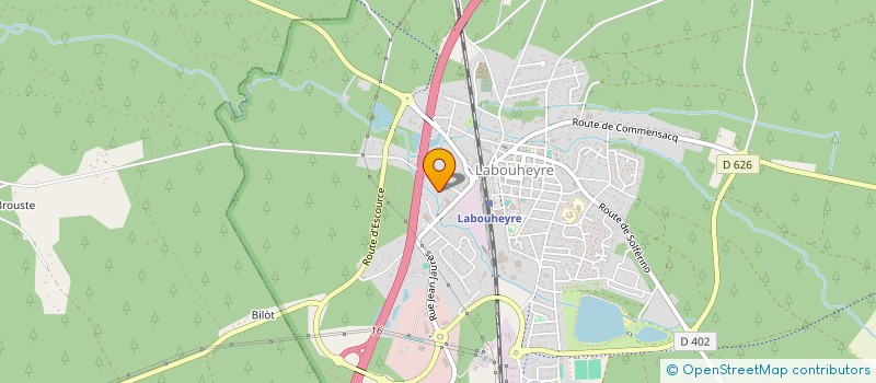 localisation de l'entreprise CHARLYOCA  LABOUHEYRE