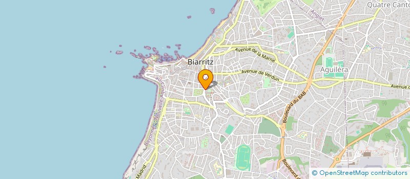 localisation de l'entreprise CHARLYSA  BIARRITZ