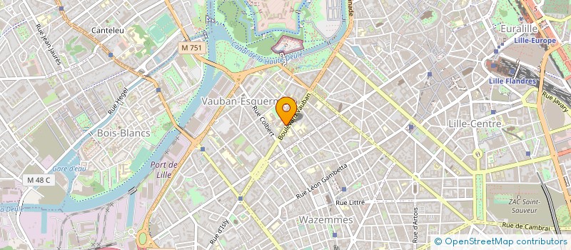localisation de l'entreprise CHARM'ALLIANCE à LILLE