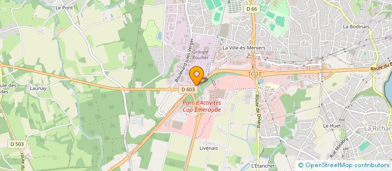 localisation de l'entreprise CHARMACABRU  DINARD