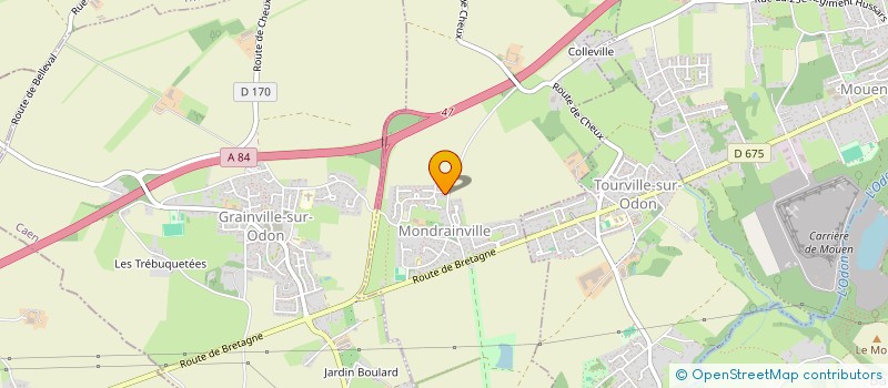 localisation de l'entreprise CHARMANCE  MONDRAINVILLE
