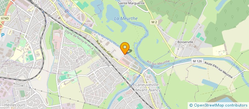 localisation de l'entreprise CHARMAND  LANEUVEVILLE-DEVANT-NANCY