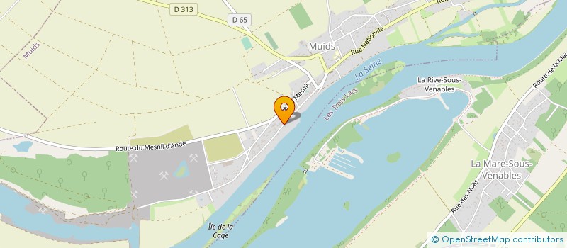 localisation de l'entreprise CHARMANDE  MUIDS