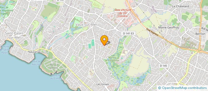 localisation de l'entreprise CHARMANT  VAUX-SUR-MER