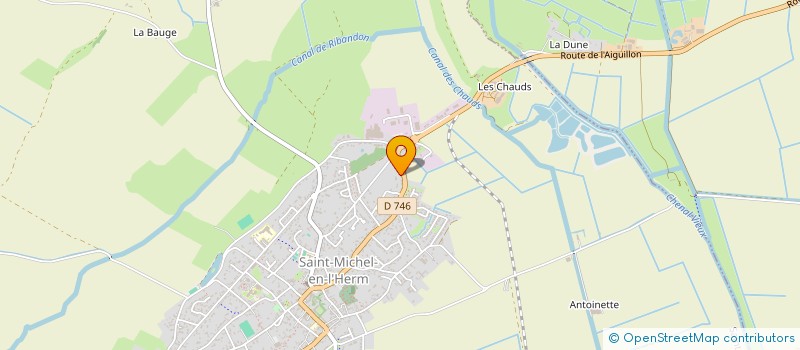 localisation de l'entreprise CHARMANTE RENO  SAINT-MICHEL-EN-L'HERM