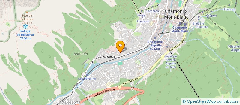localisation de l'entreprise CHARMARIE à CHAMONIX-MONT-BLANC