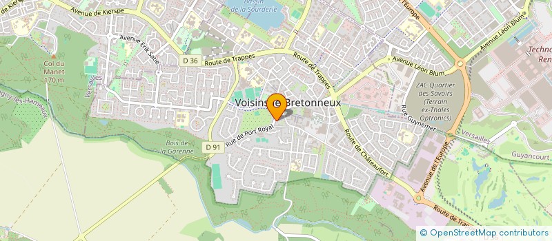 localisation de l'entreprise CHARMASSON OUVRAGE à VOISINS-LE-BRETONNEUX