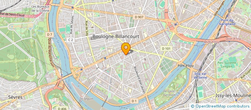 localisation de l'entreprise CHARMAVI à BOULOGNE BILLANCOURT