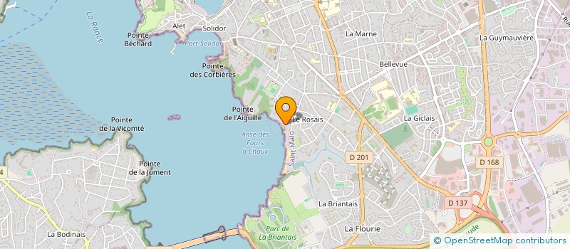 localisation de l'entreprise CHARMAVIE  SAINT-MALO