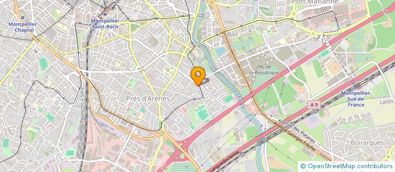 localisation de l'entreprise CHARMAX à MONTPELLIER