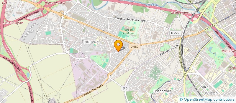 localisation de l'entreprise CHARME  TINQUEUX