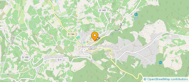 localisation de l'entreprise CHARME  BONNIEUX