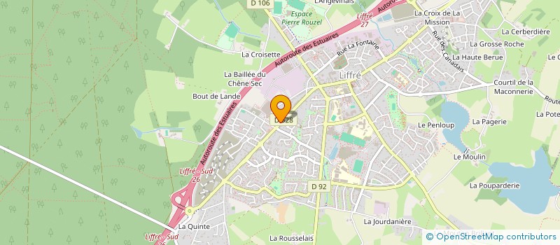 localisation de l'entreprise CHARME & BEAUTE à LIFFRE