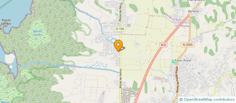 localisation de l'entreprise CHARME DE LA CAMPAGNE  LES ABYMES