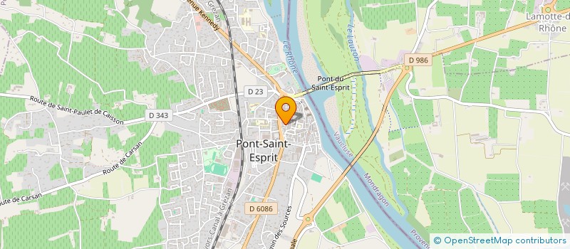 localisation de l'entreprise CHARME EN MACONNAIS à PONT ST ESPRIT