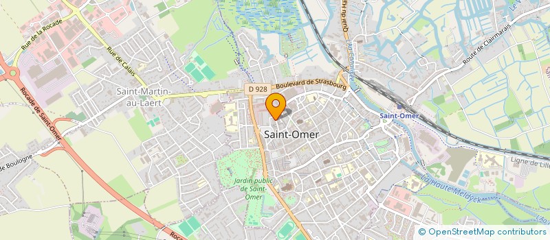 localisation de l'entreprise CHARME ET DESIGN à SAINT-OMER