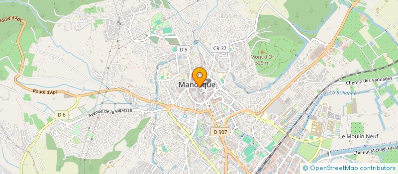 localisation de l'entreprise CHARME ET HARMONY à MANOSQUE
