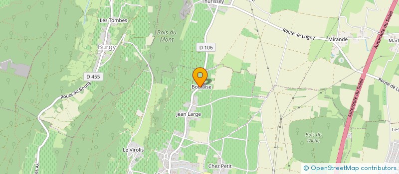 localisation de l'entreprise CHARME ET INSOLITE DU MACONNAIS  VIRE