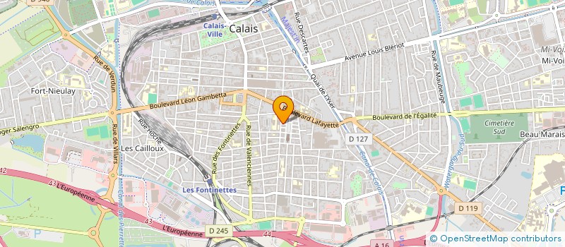 localisation de l'entreprise CHARME & NOUS  CALAIS