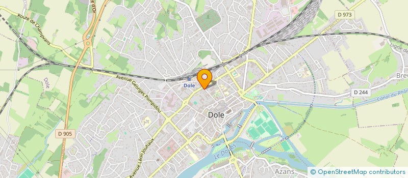localisation de l'entreprise CHARME SCI 1 à DOLE