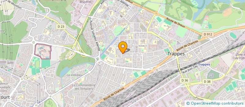 localisation de l'entreprise CHARMED PARIS  TRAPPES