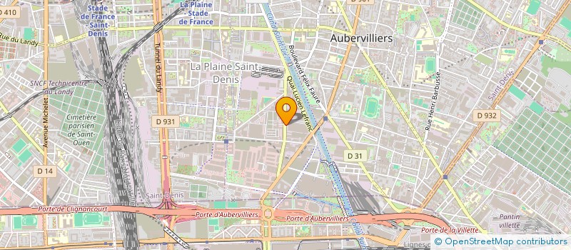 localisation de l'entreprise CHARMELLE  AUBERVILLIERS