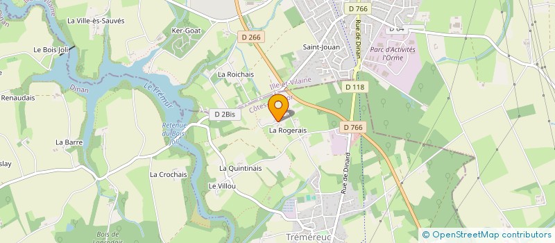 localisation de l'entreprise CHARMENT  TREMEREUC