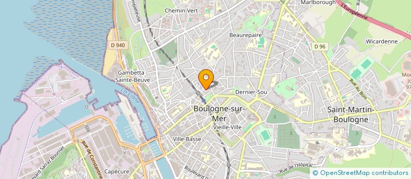 localisation de l'entreprise CHARMES à BOULOGNE-SUR-MER