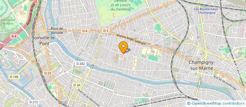 localisation de l'entreprise CHARMES DE FRANCE à CHAMPIGNY-SUR-MARNE
