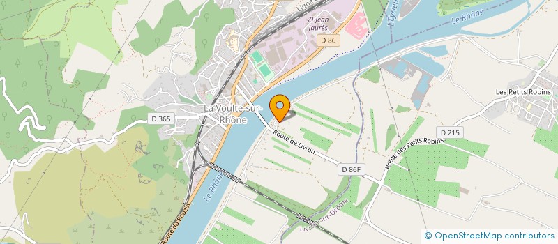 localisation de l'entreprise CHARMES DISTRIBUTION à CHARMES-SUR-RHONE