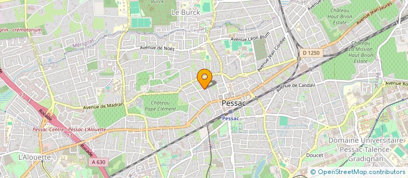 localisation de l'entreprise CHARMET CESTAS  PESSAC