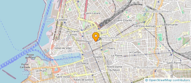localisation de l'entreprise CHARMEY'S à MARSEILLE