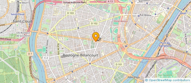 localisation de l'entreprise CHARMI à BOULOGNE-BILLANCOURT