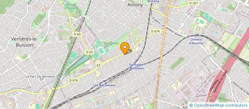 localisation de l'entreprise CHARMI BATIMENT à ANTONY