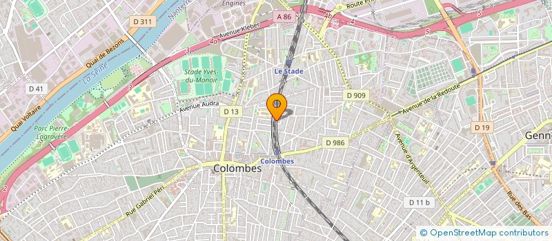 localisation de l'entreprise CHARMIE à COLOMBES