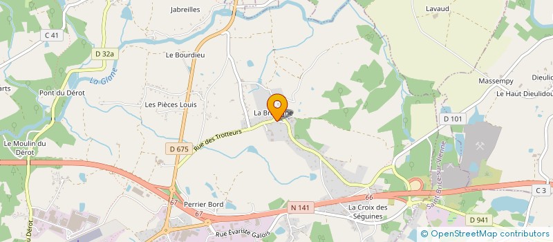 localisation de l'entreprise CHARMILLE à SAINT-JUNIEN