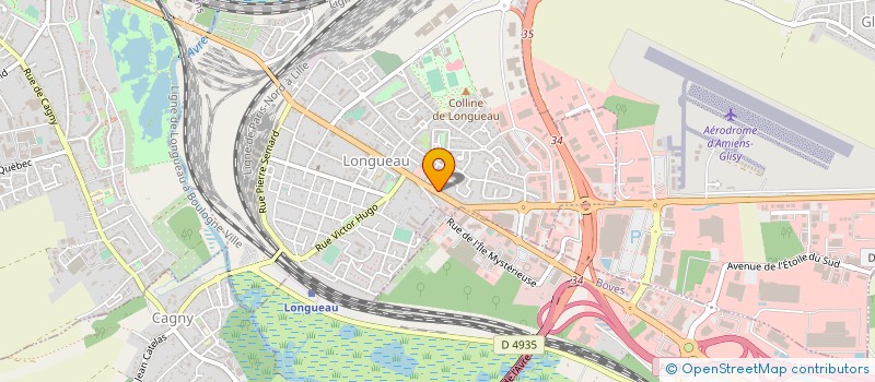 localisation de l'entreprise CHARMILLE CUISINES à LONGUEAU