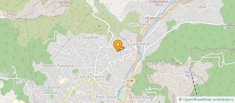 localisation de l'entreprise CHARMILLOPE  OLLIOULES