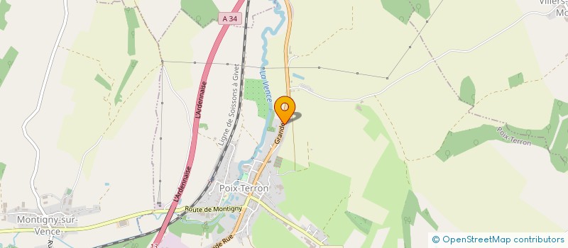 localisation de l'entreprise CHARMILY  POIX-TERRON