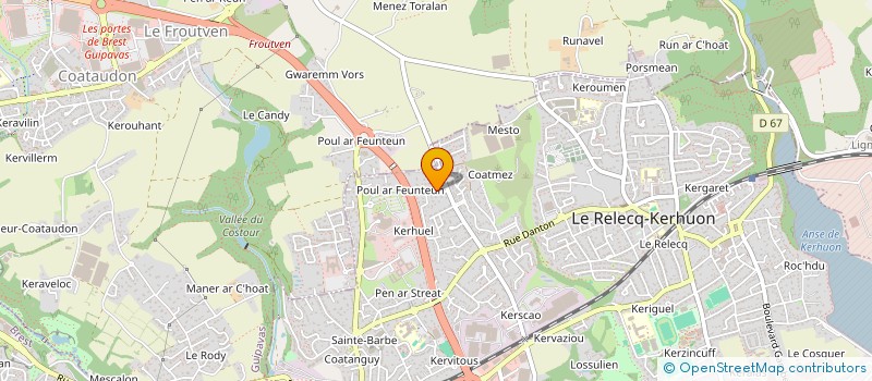 localisation de l'entreprise CHARMING  LE RELECQ-KERHUON