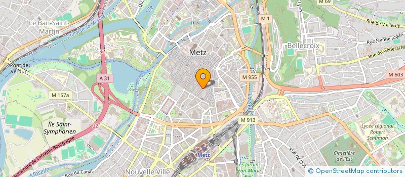 localisation de l'entreprise CHARMOD SARL à METZ