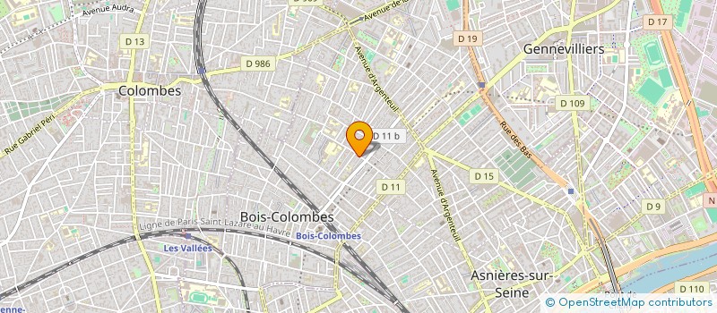 localisation de l'entreprise CHARMY à BOIS-COLOMBES