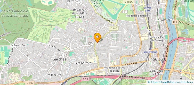 localisation de l'entreprise CHARMY ABONDANCE à SAINT-CLOUD