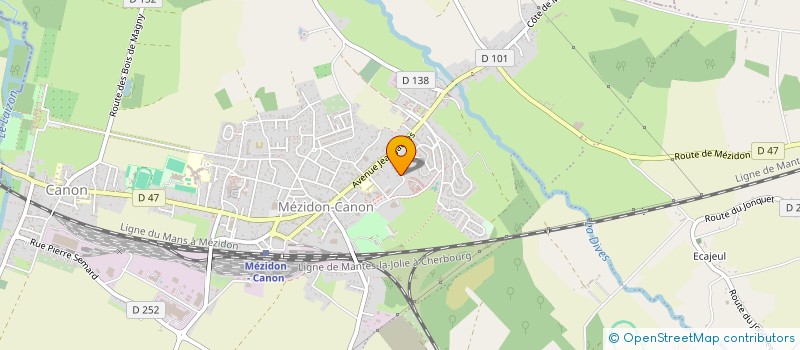 localisation de l'entreprise CHARN SCI  MEZIDON VALLEE D'AUGE